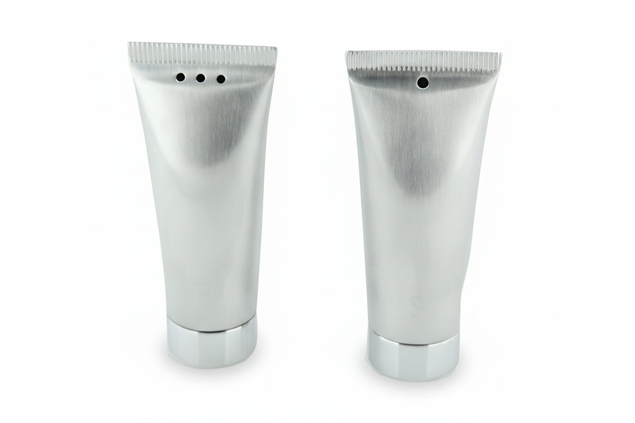 Salt and pepper paint tube