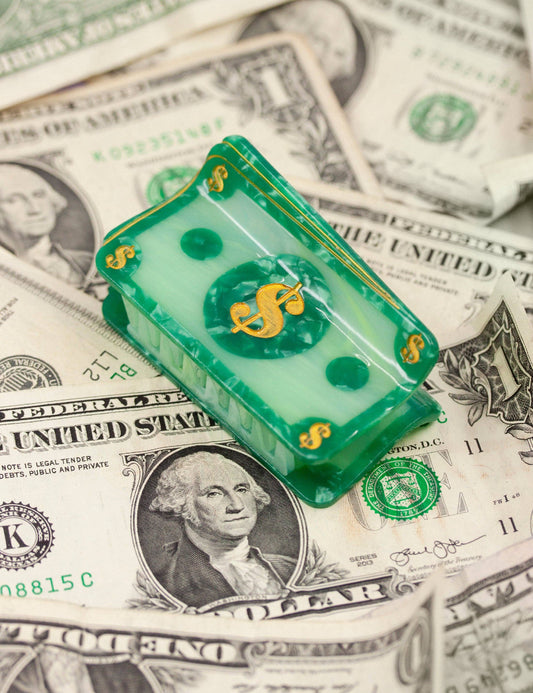 "Manifesting" – la thune dollar Pince à cheveux design soigné | Joanna Behar – vue 2