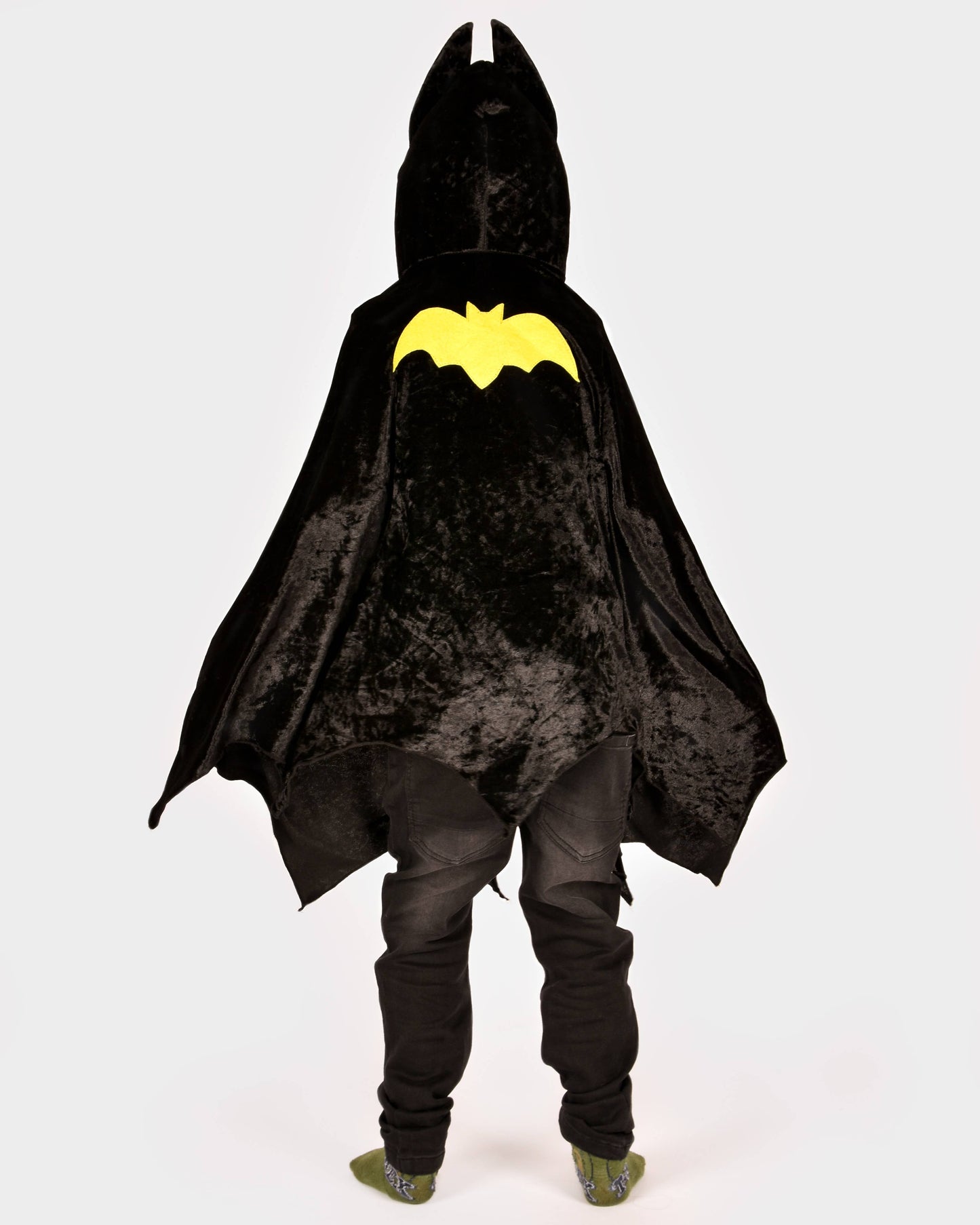 Black velvet bat cape 98-128 cm 3-8 years