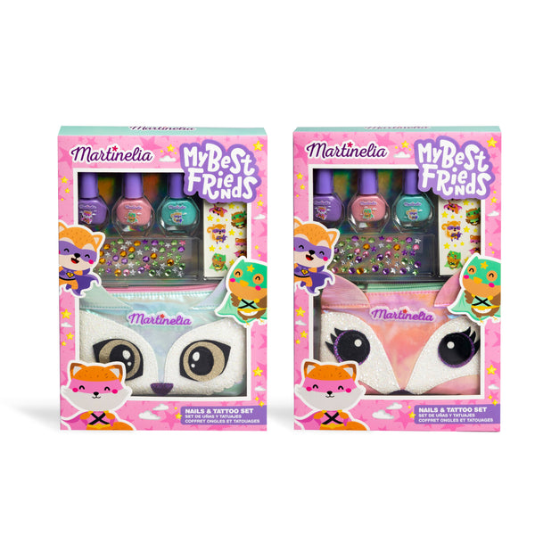 Children's nail polish and tattoo set