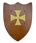 Scudo rustico con croce templare L