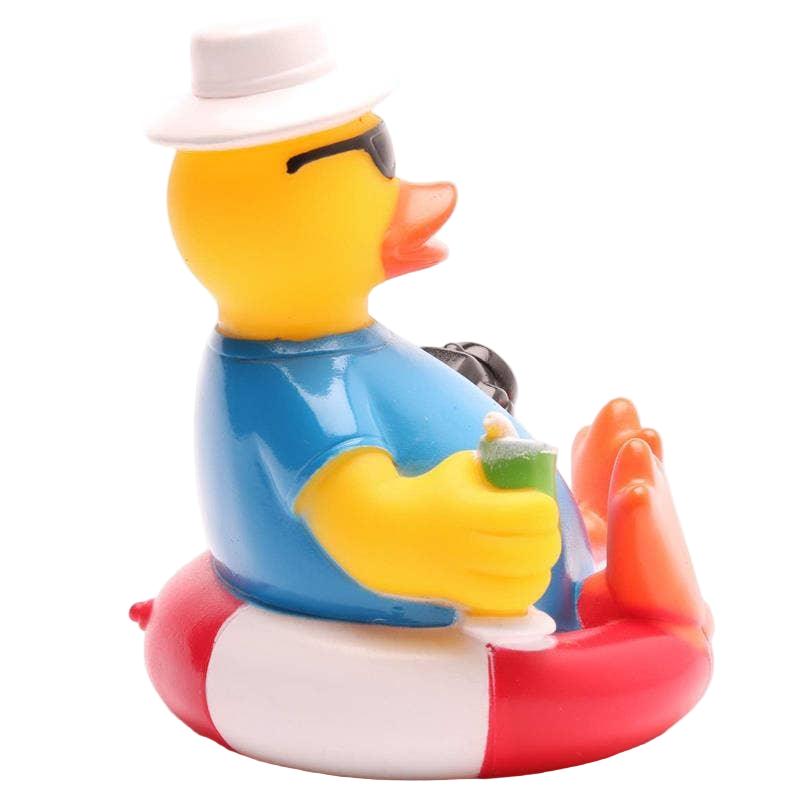 Canard Touriste sur bouée