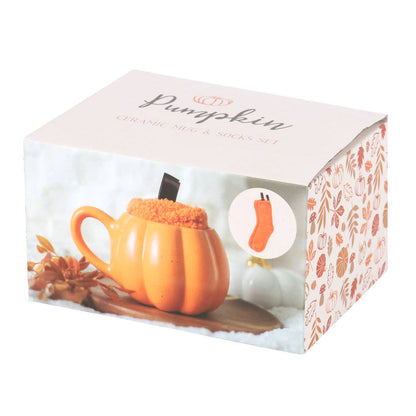 Pumpkin Mug &amp; Socks Set