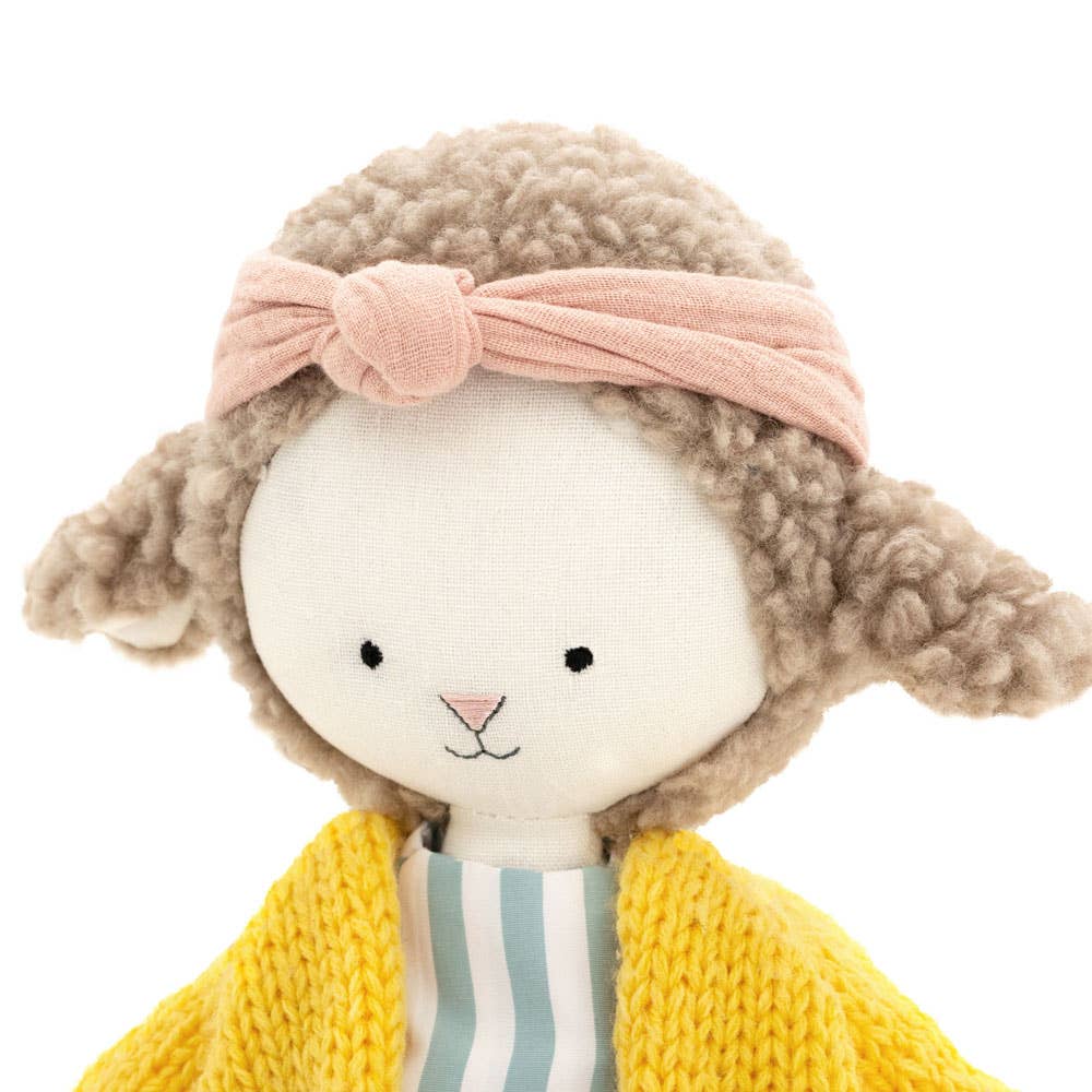 Cotti Motti cotton soft toy, Zoe the sheep (30 cm) - 0+
