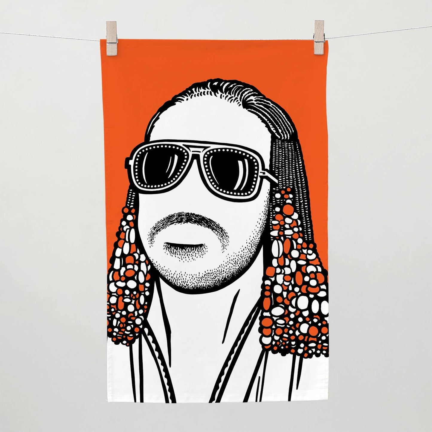 "Stevie Wonder" tea towel