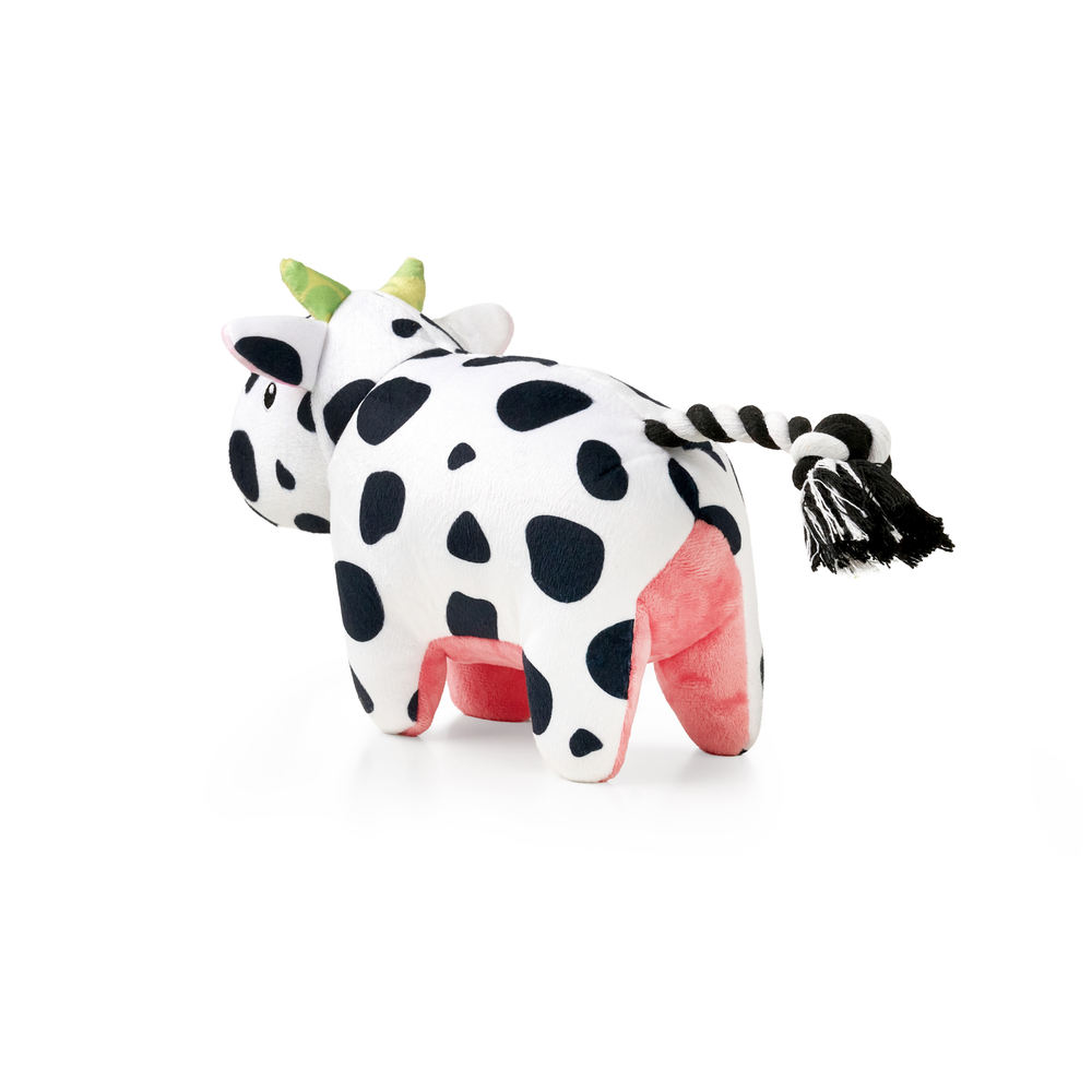 Giocattolo per cani Huggles - Mucca chiara