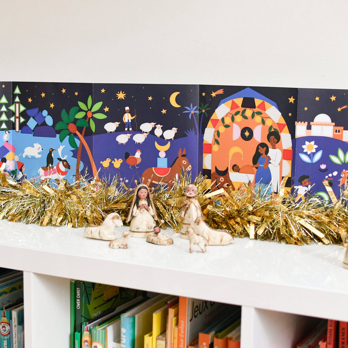 Natale - Poster panoramico in formato adesivo 3+