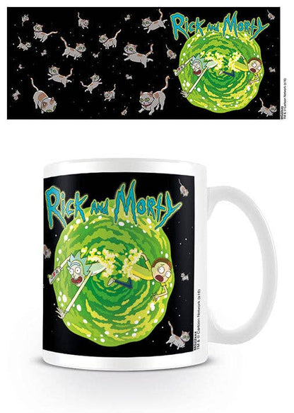 Rick and Morty Mug - Floating Cat Dimension