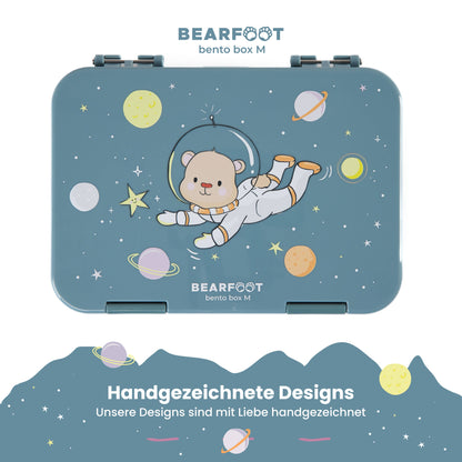 Kids' lunchbox with compartments, bento box - Bear