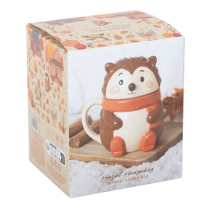 Hazel the Hedgehog Mug with Lid