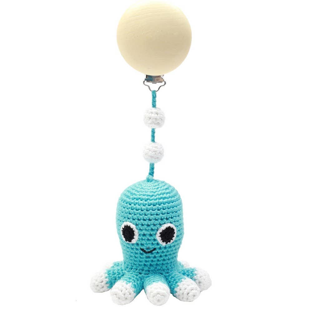 Octopus Stroller Hook - Turquoise