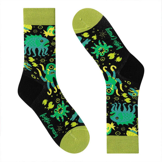 Green Sea Monster Socks