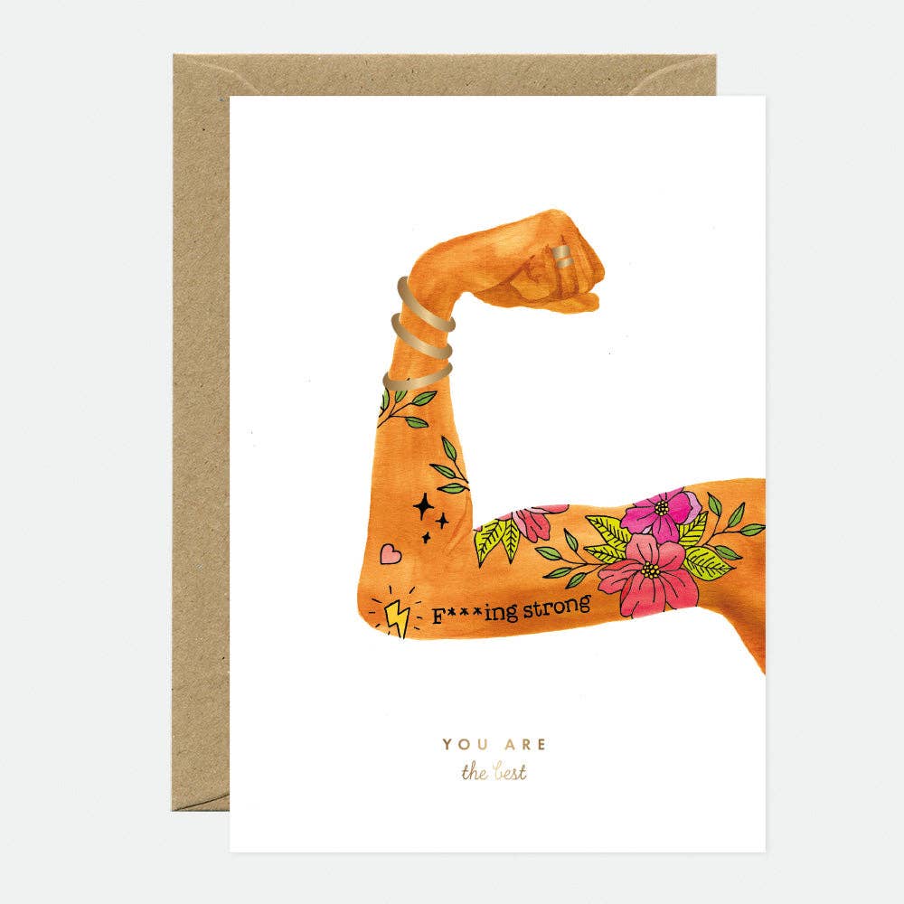 Greeting card for women: "You are the Best"