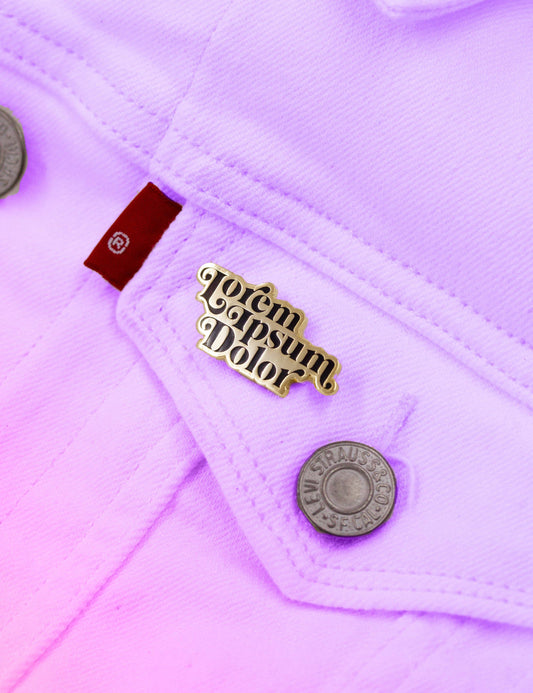 Épinglette – créateur en émail dur Lorem ipsum dolor | Joanna Behar