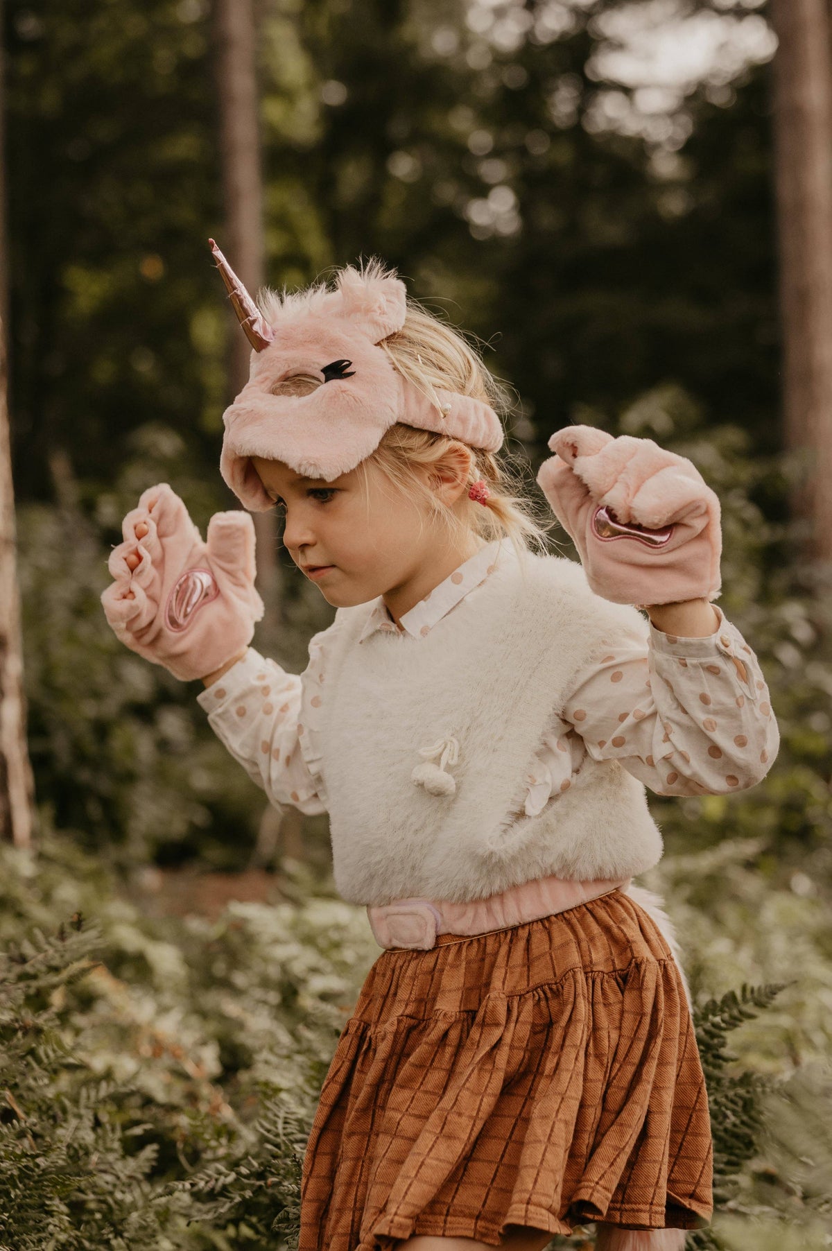 Pink Unicorn Kids Costume