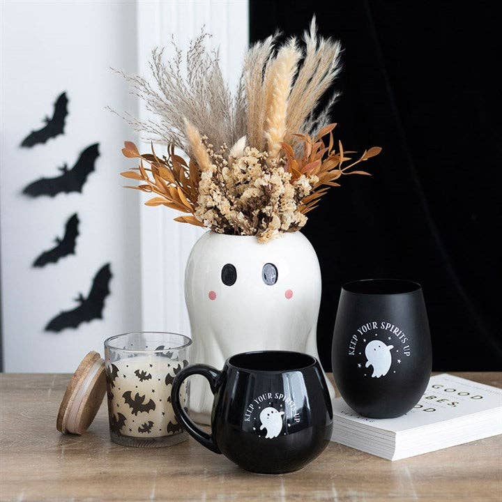 Sweet ghost flower vase for Halloween