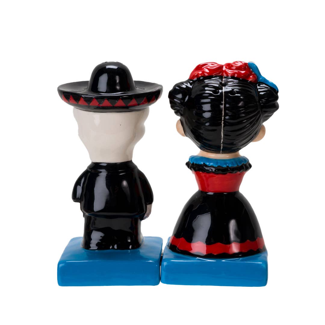Dia De Los Muertos Ceramic Salt and Pepper Shaker Set