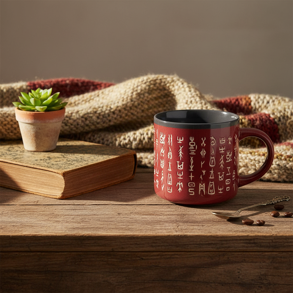 Mug Écriture Ossécaille (430 ml)