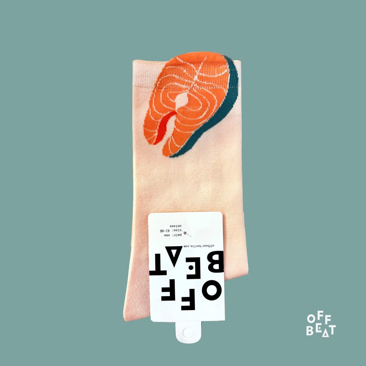 Pop-out Salmon Socks