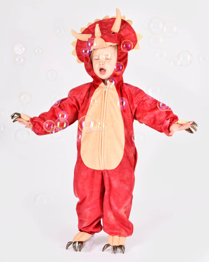 Triceratops dinosaur costume for children 4-6 years old (110-116 cm)