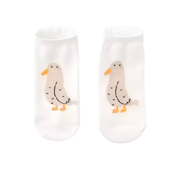 Socquettes Canard Gris