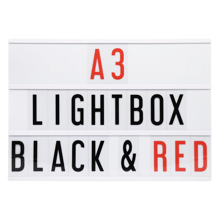 Lightbox cinematografico - Nero A3
