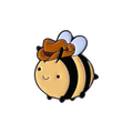 Cowboy Bee Pin