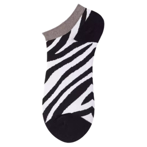 Chaussettes Courtes Zèbrées