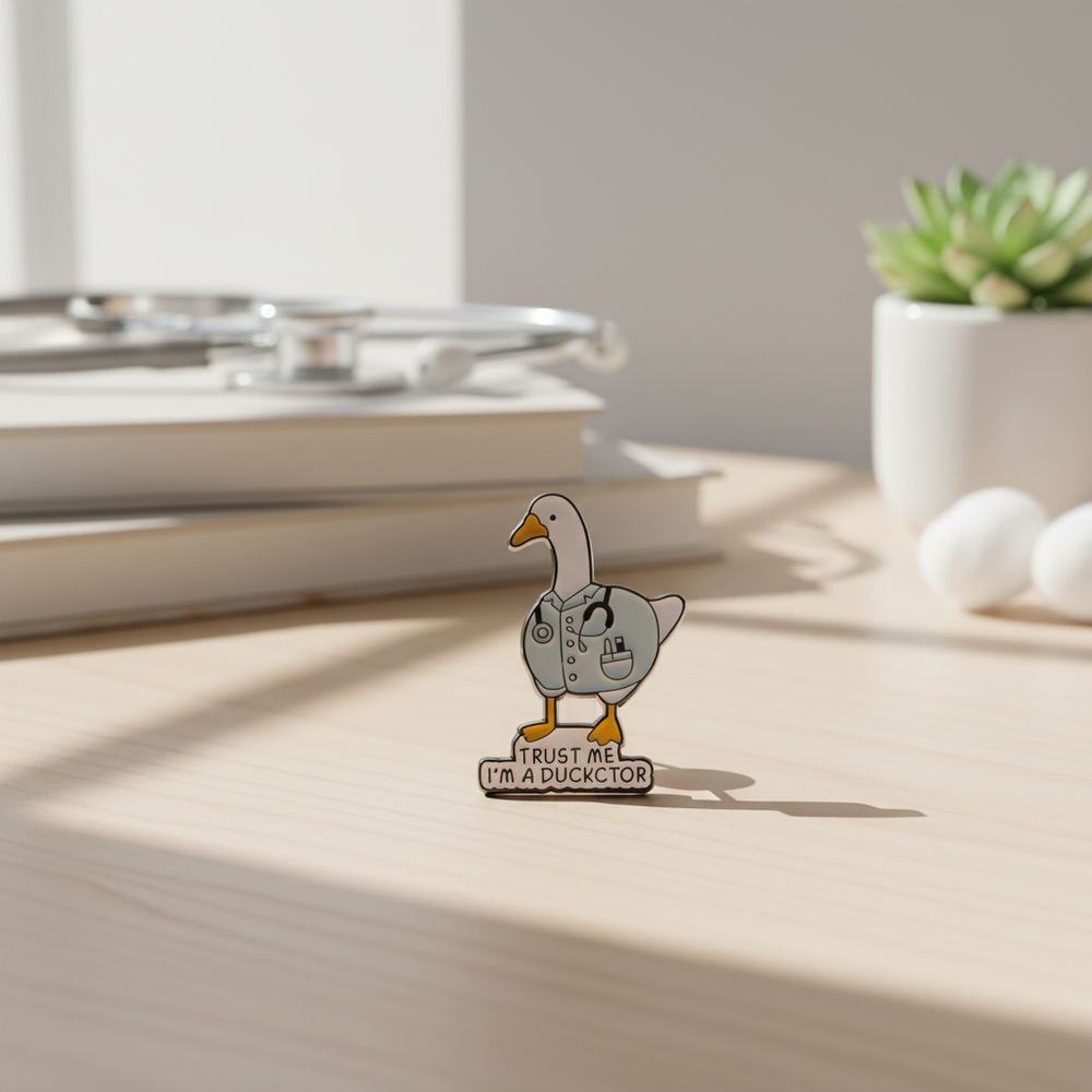 Pin's Papera Blanc Ducktor