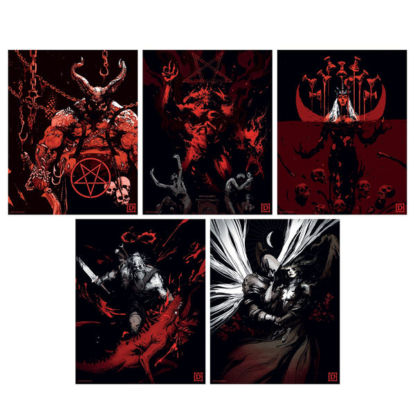 Diablo - Limited Edition Set of Five Lithographs