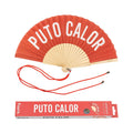 Éventail « Puto calor »