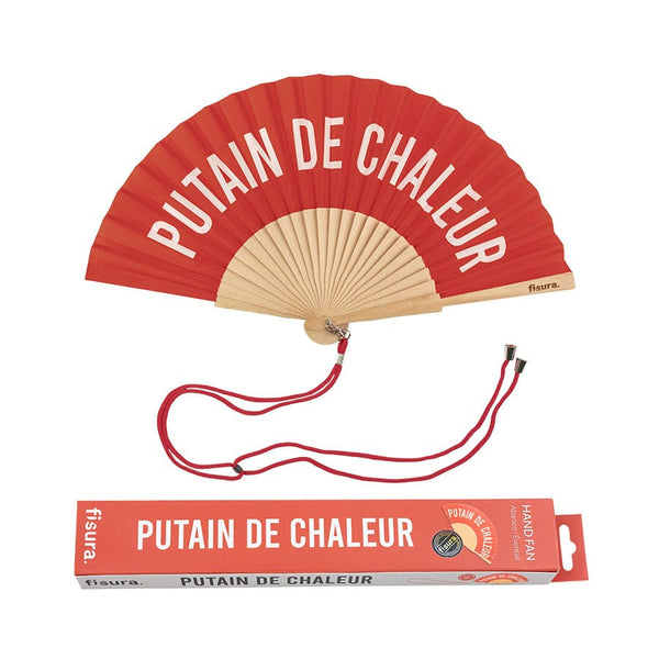 Éventail « Putain de chaleur » – Fisura