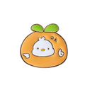 Pin's Ente Blanc Pêche