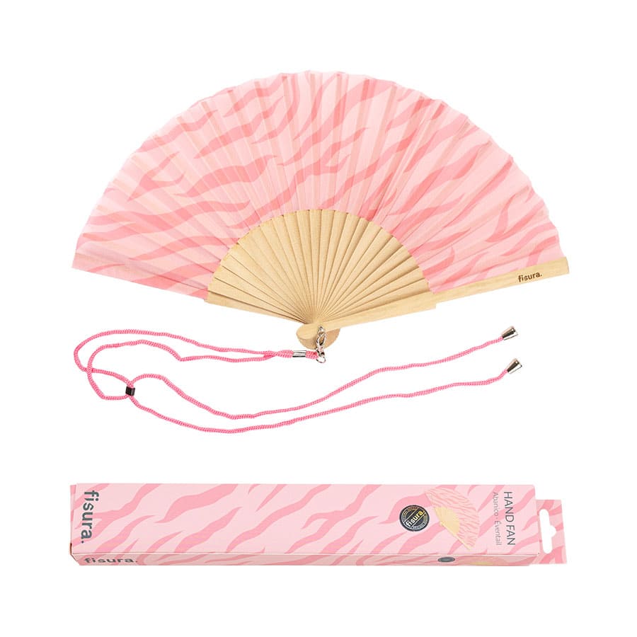 Éventail Tigre Rose – Fisura