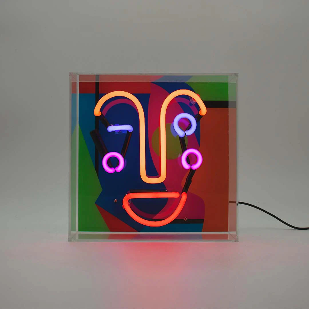 Memphis Face Neon
