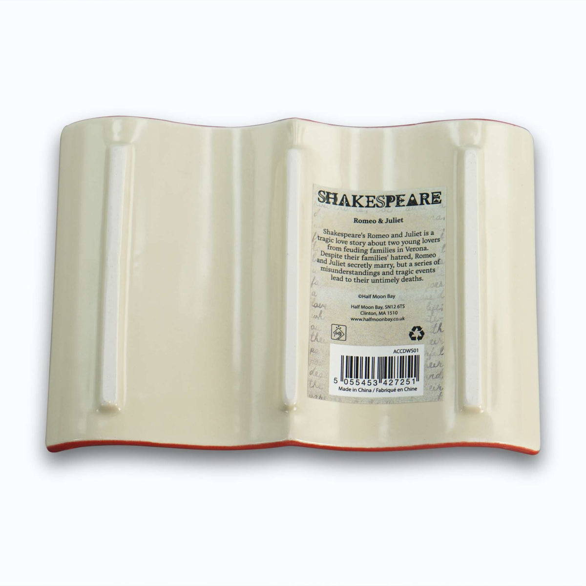 Coupelle Shakespeare - livre 15 cm