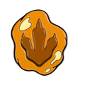 Pin's Empreinte de T-rex