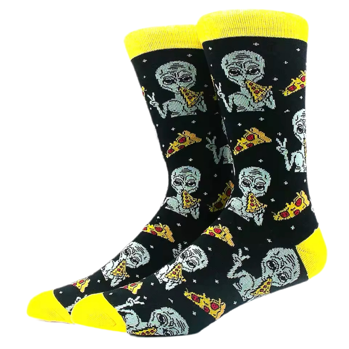 Chaussettes Alien & Pizza
