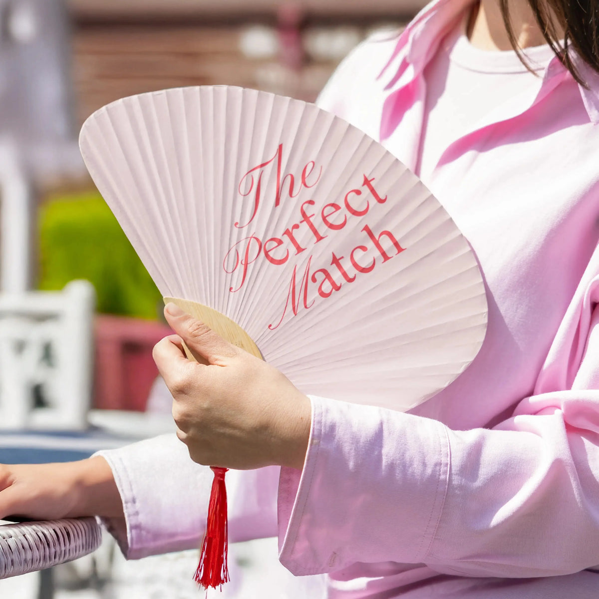 Éventail Demi-Lune « The perfect match »