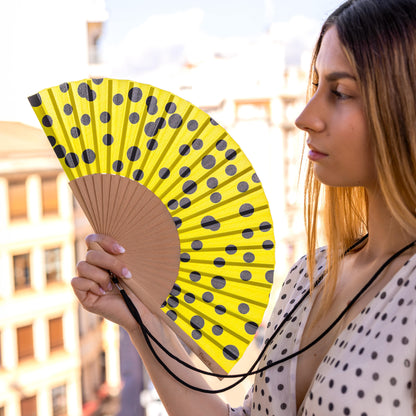 Éventail à Pois Jaune – Fisura – vue 4
