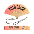 Éventail « Puto calor » Dégradé Sunset