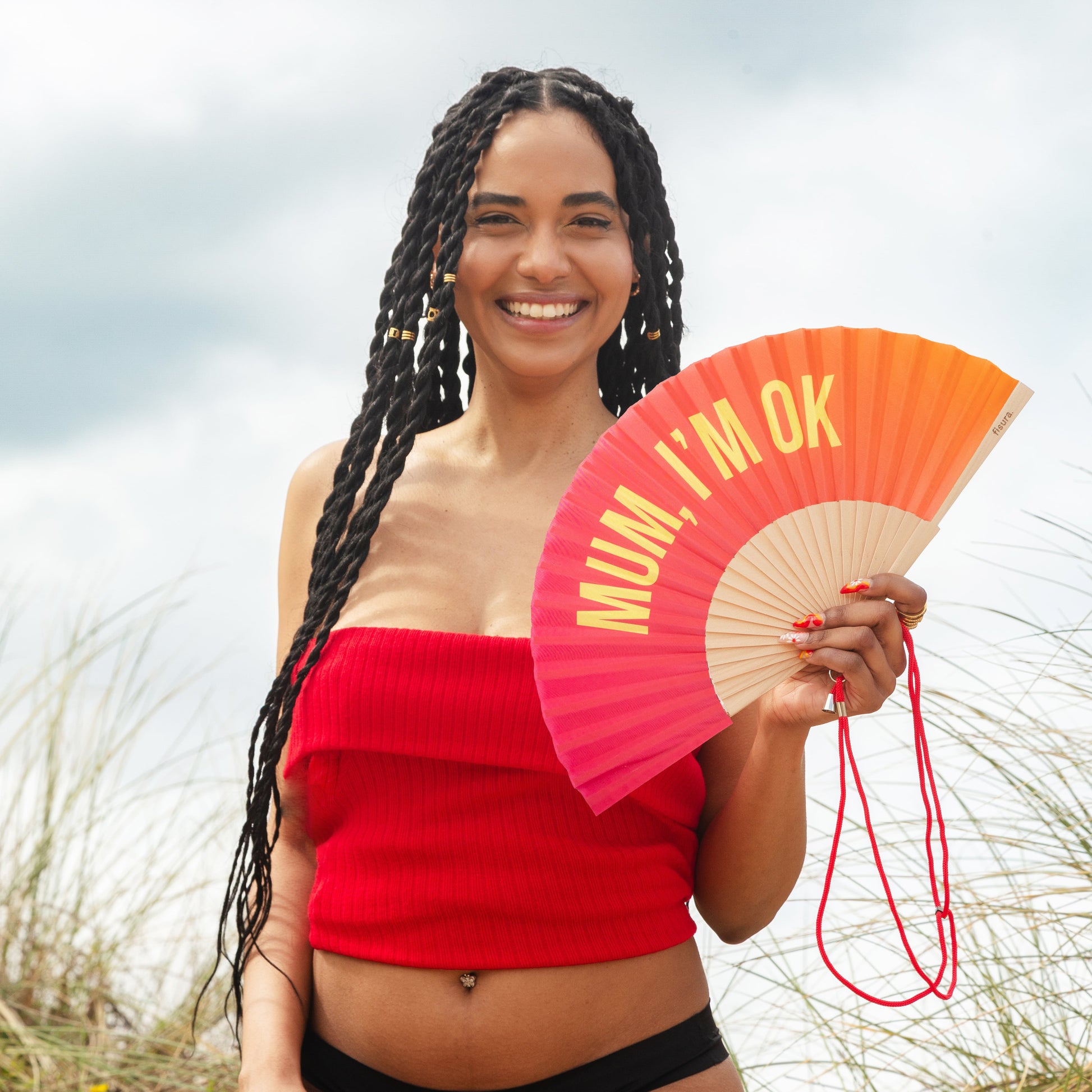 Éventail « Mum, I'm ok » Dégradé – Fisura – vue 2