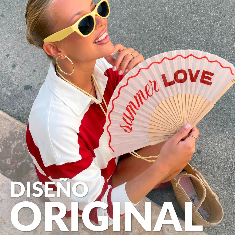Éventail « Summer love »