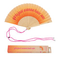 Éventail « Girls just wanna have sun »