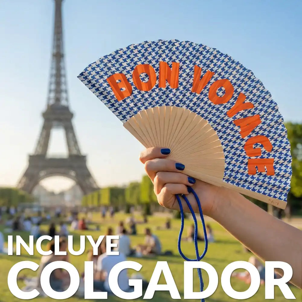 Éventail « Bon voyage »