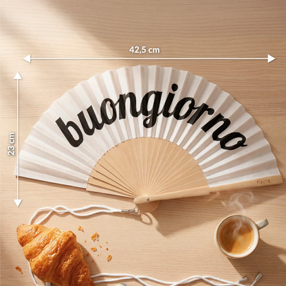 Éventail « Buongiorno » – Fisura – vue 5