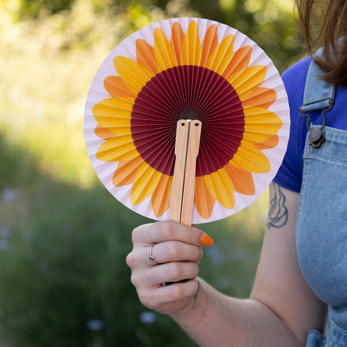 Éventail Pai Pai Tournesol
