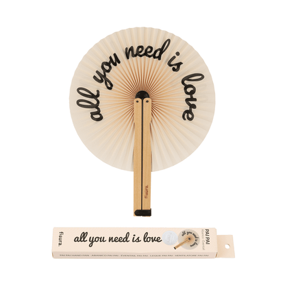 Éventail Pai Pai « all you need is love » – Fisura