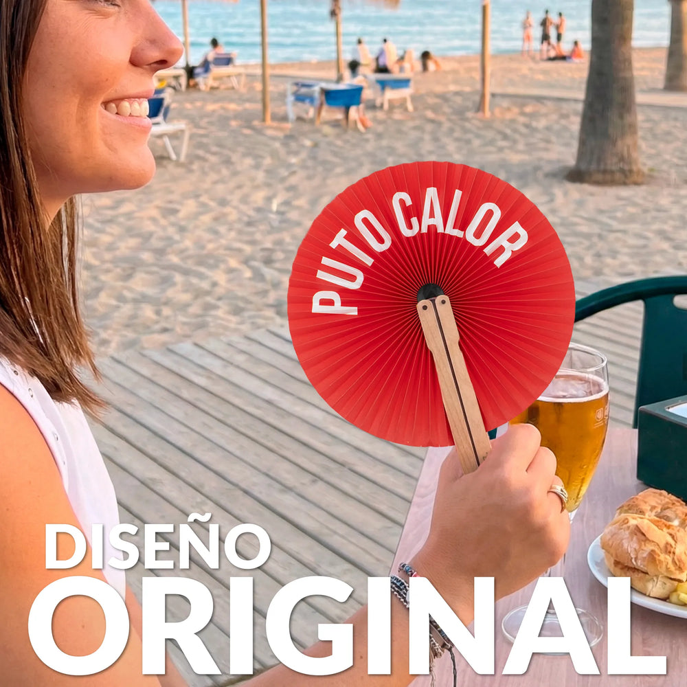 Éventail Pai Pai « Puto calor »