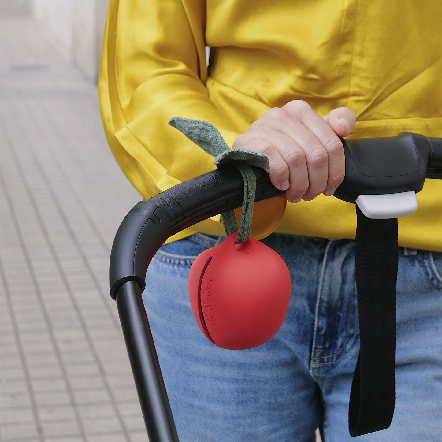 Pepa the Apple Pacifier Holder